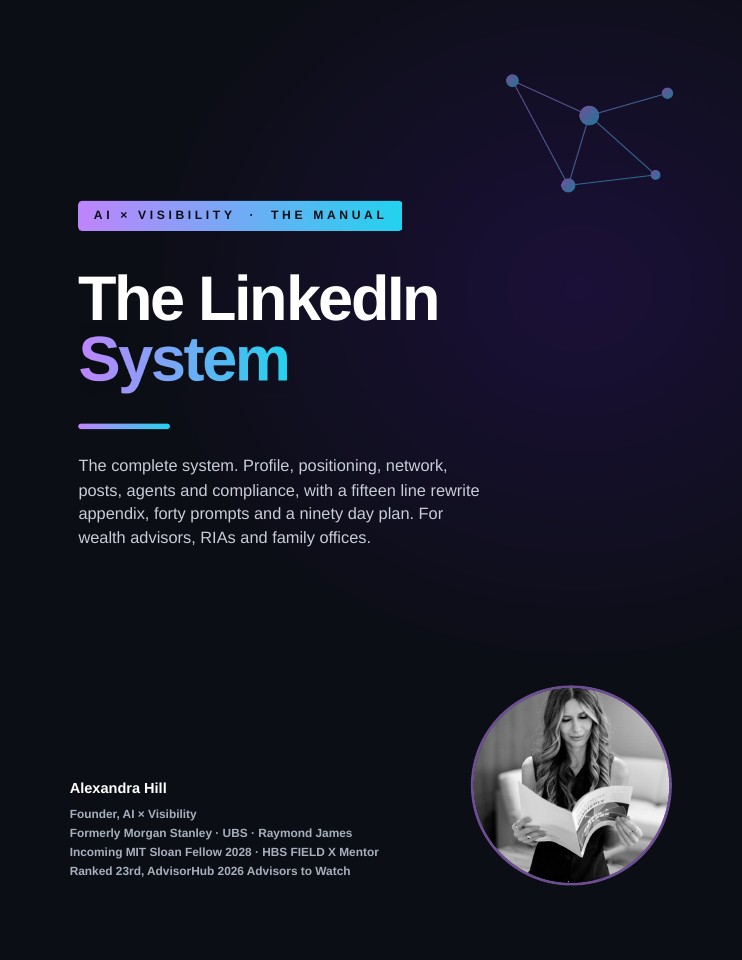 The LinkedIn System manual by Alexandra Hill